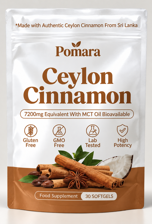 Ceylon Cinnamon 7200mg Equivalent with MCT Oil